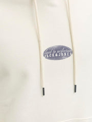 طباعة أمامية خفيفة علي هودي جاك آند جونز أبيض أنيق.