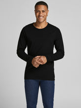 JJEBASIC T-Shirt - BLACK