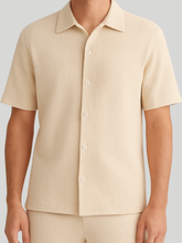 JORMONTAUK Knit Polo-Shirt - Sea Salt