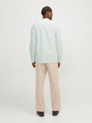 Classic Striped Cotton Shirt - Soothing Sea