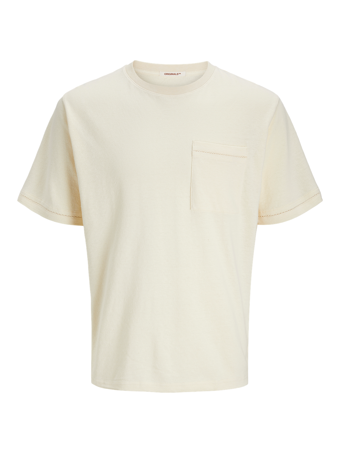 تيشيرت رجالي أبيض أوف وايت كاجوال أمامي