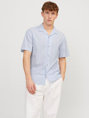 Essential Short-Sleeve Cotton Shirt - White