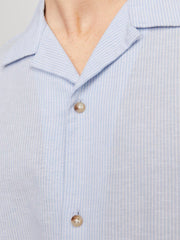 Essential Short-Sleeve Cotton Shirt - White