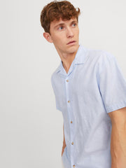 Essential Short-Sleeve Cotton Shirt - White
