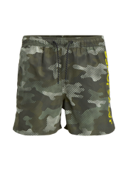 شورت سباحة رجالي بنقشة تمويه Forest Night
