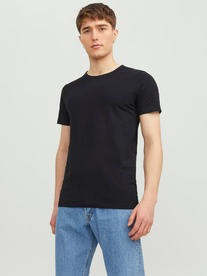 JJEBASIC T-Shirt - BLACK