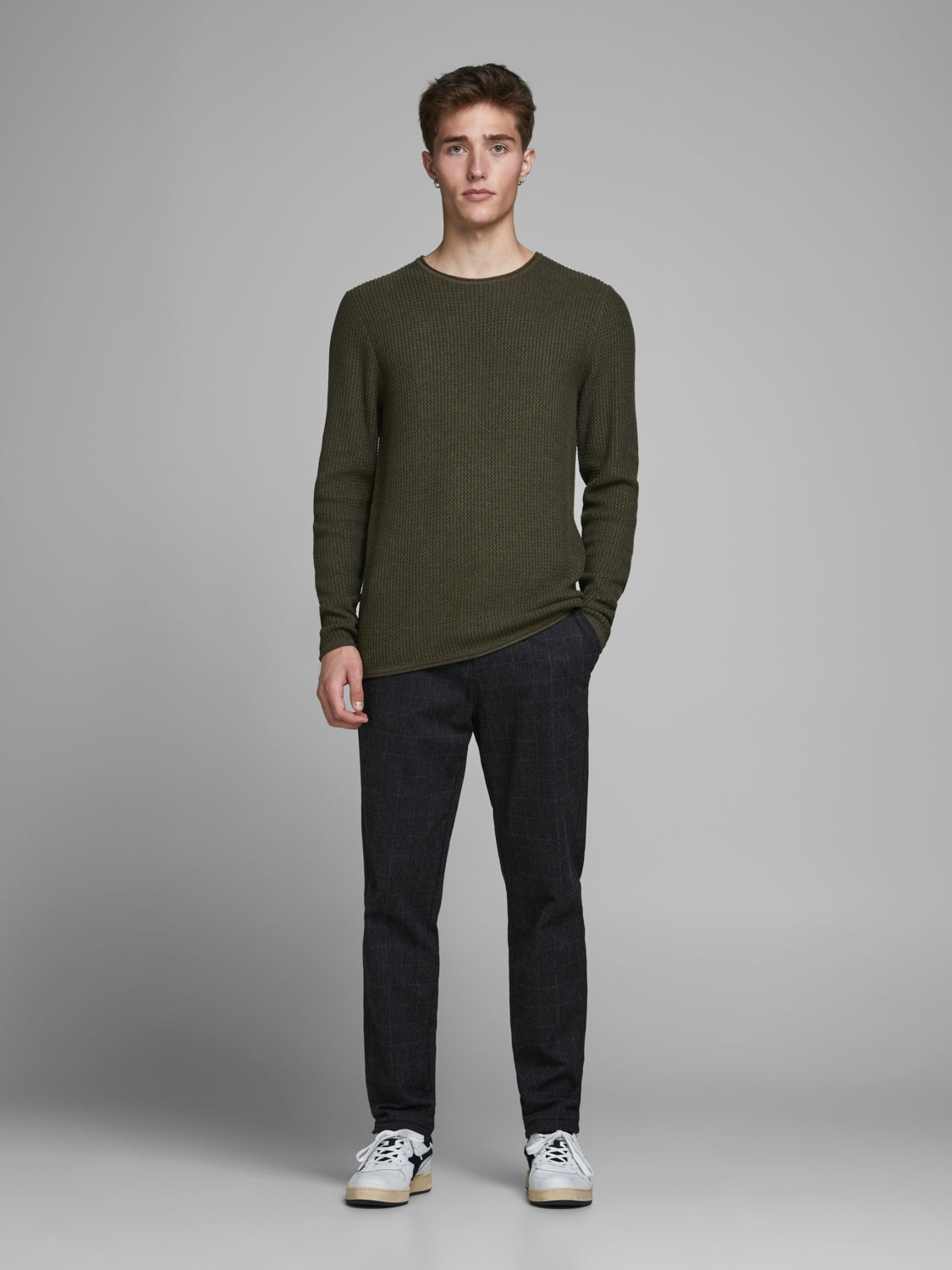 JPRBLUCARLOS Pullover - Olive Night