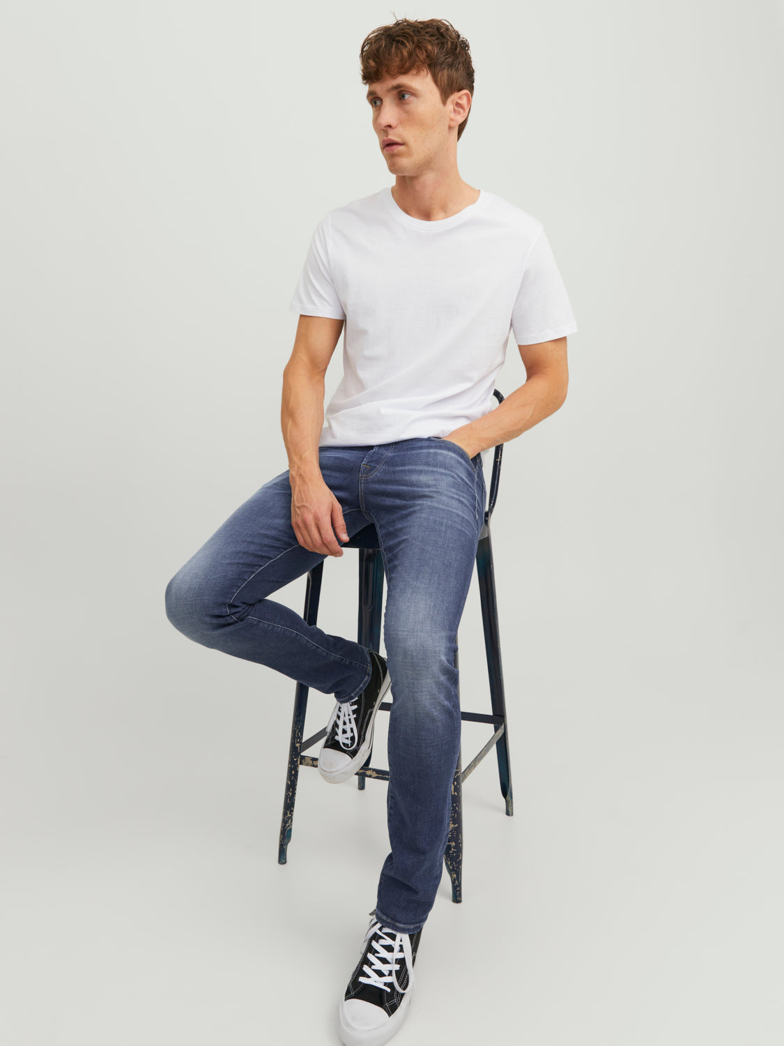 JJIGLENN Jeans - Blue Denim