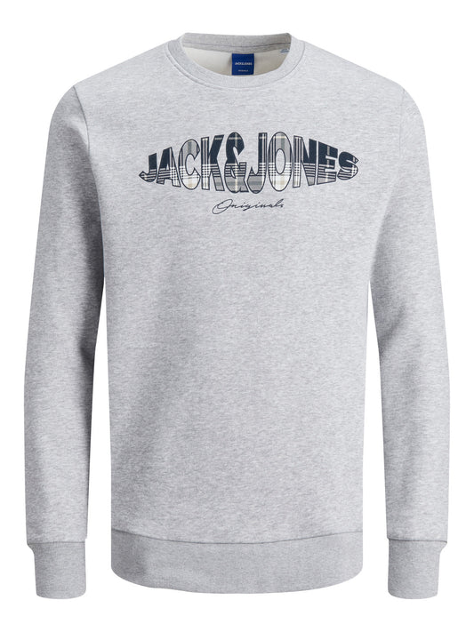 JORFRIDO Sweat - Light Grey Melange