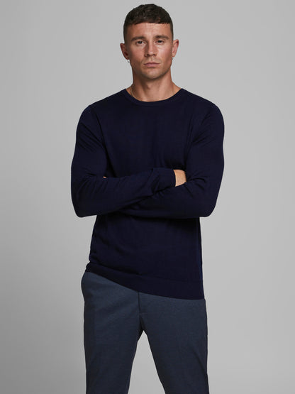 JJEMARK Pullover - Maritime Blue