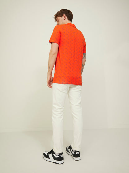 JCOLOGAN Polo Shirt - Tangerine Tango