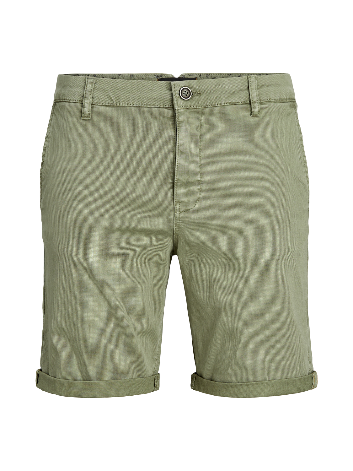 شورت تشينو جاك آند جونز مع أزرار أمامية وسحاب