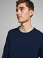 JJEBASIC T-Shirt - NAVY BLUE