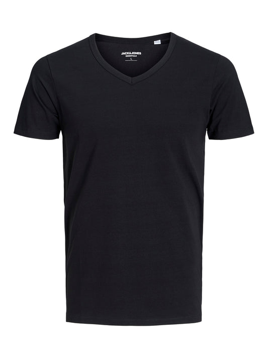 JJEBASIC T-Shirt - BLACK