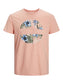 JORVENICE T-Shirt - Coral Pink