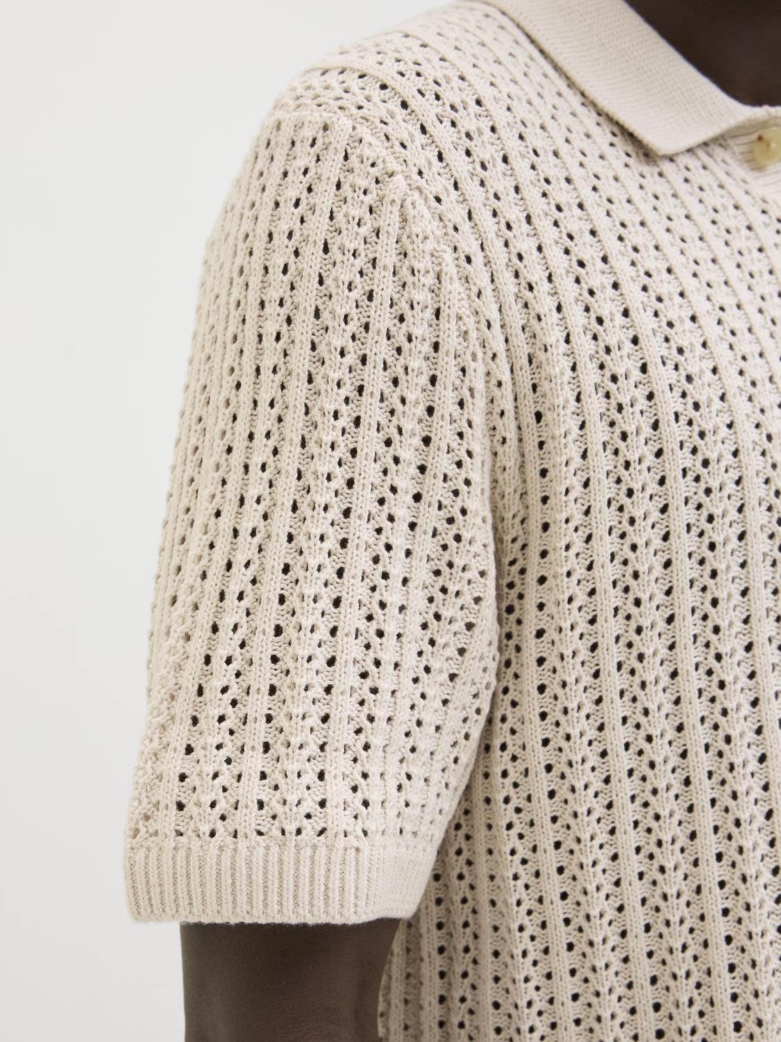 صورة مقربة للنسيج المحبوك عالي الجودة