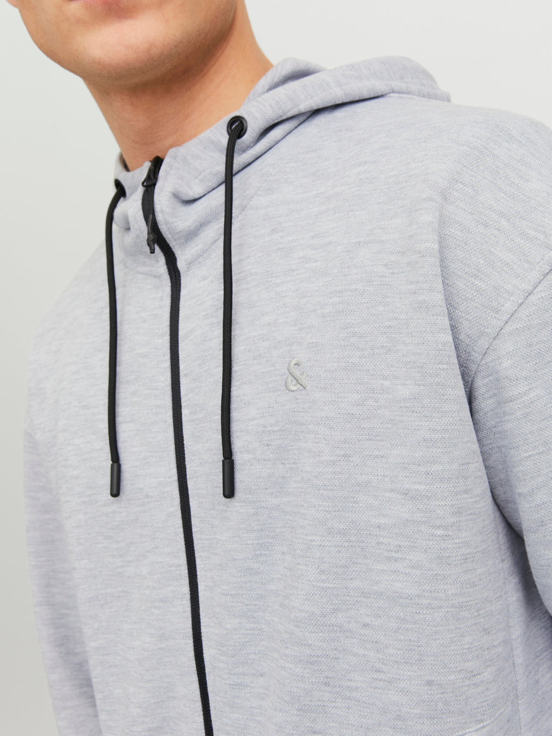 JJEJAX Sweat - Light Grey Melange