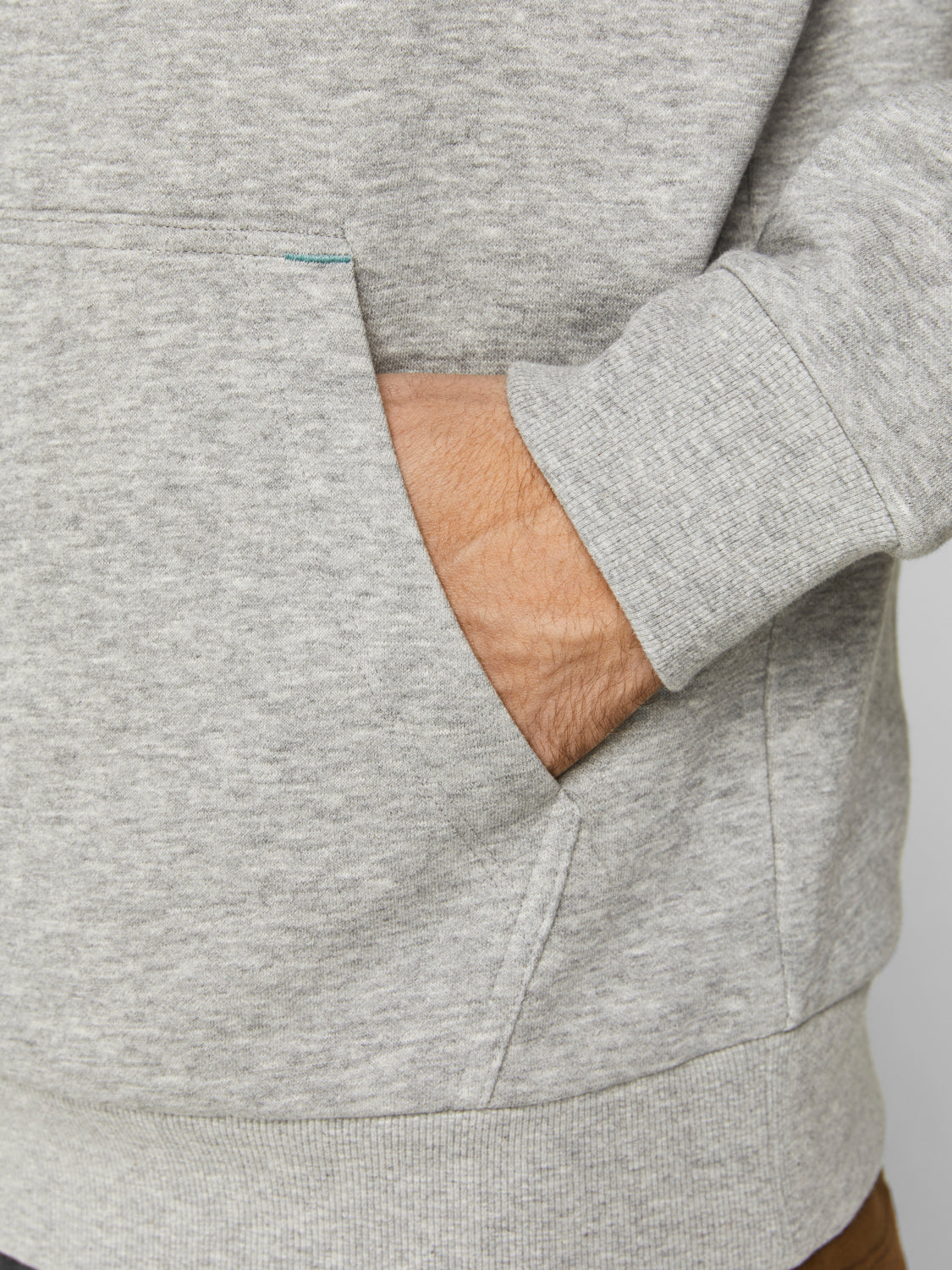 JORBRIGHT Sweat - Light Grey Melange