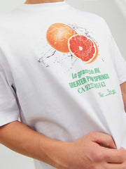 تي شيرت JORGROCERY - أبيض