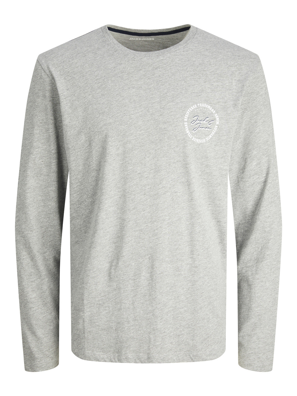 JJSTAMP T-Shirt - Light Grey Melange