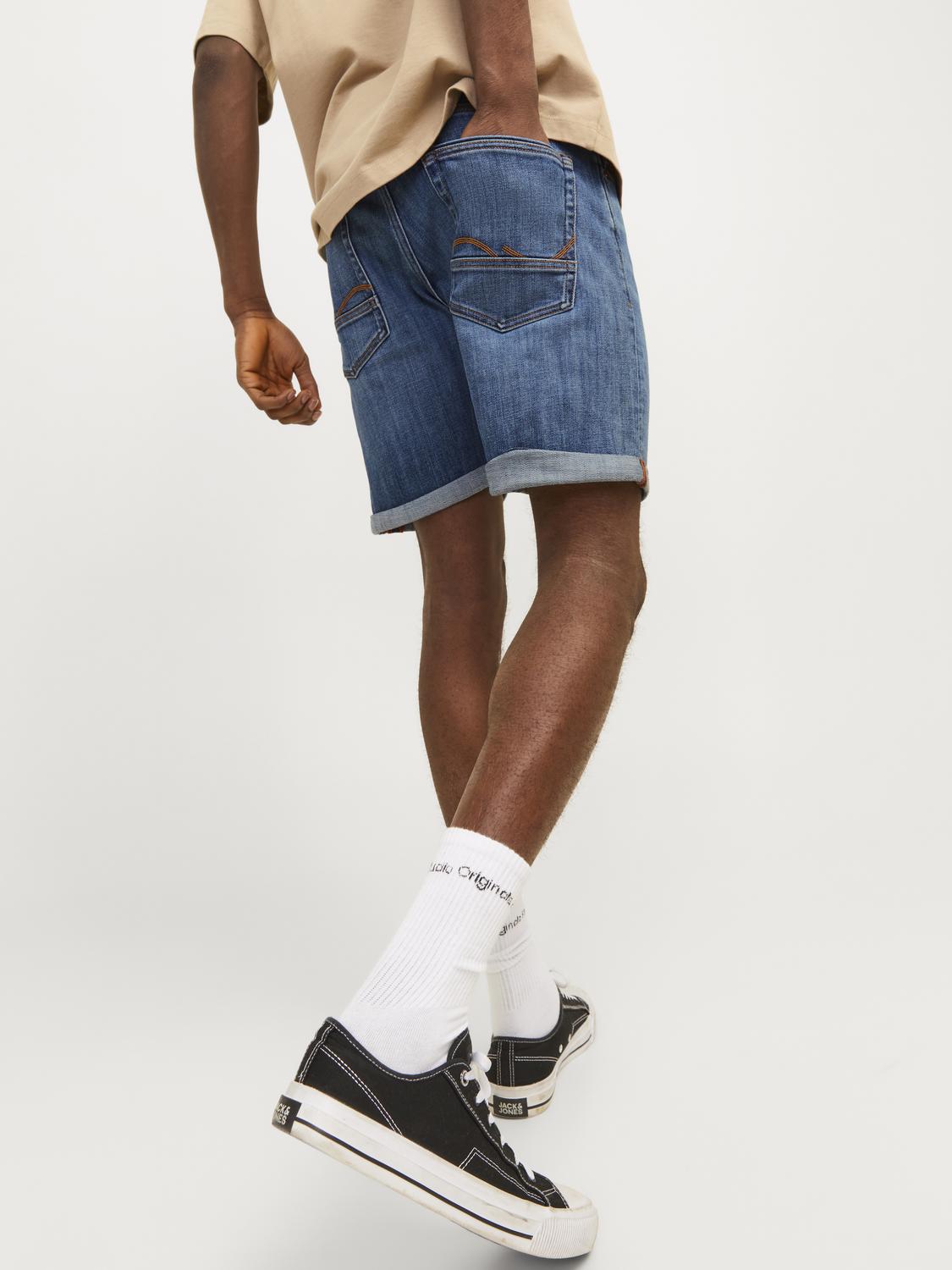 JJICHRIS Shorts - Blue Denim