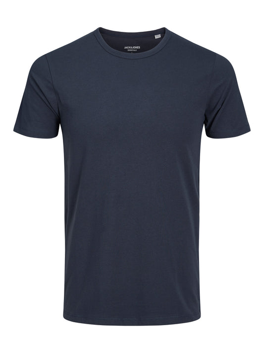 JJEBASIC T-Shirt - NAVY BLUE