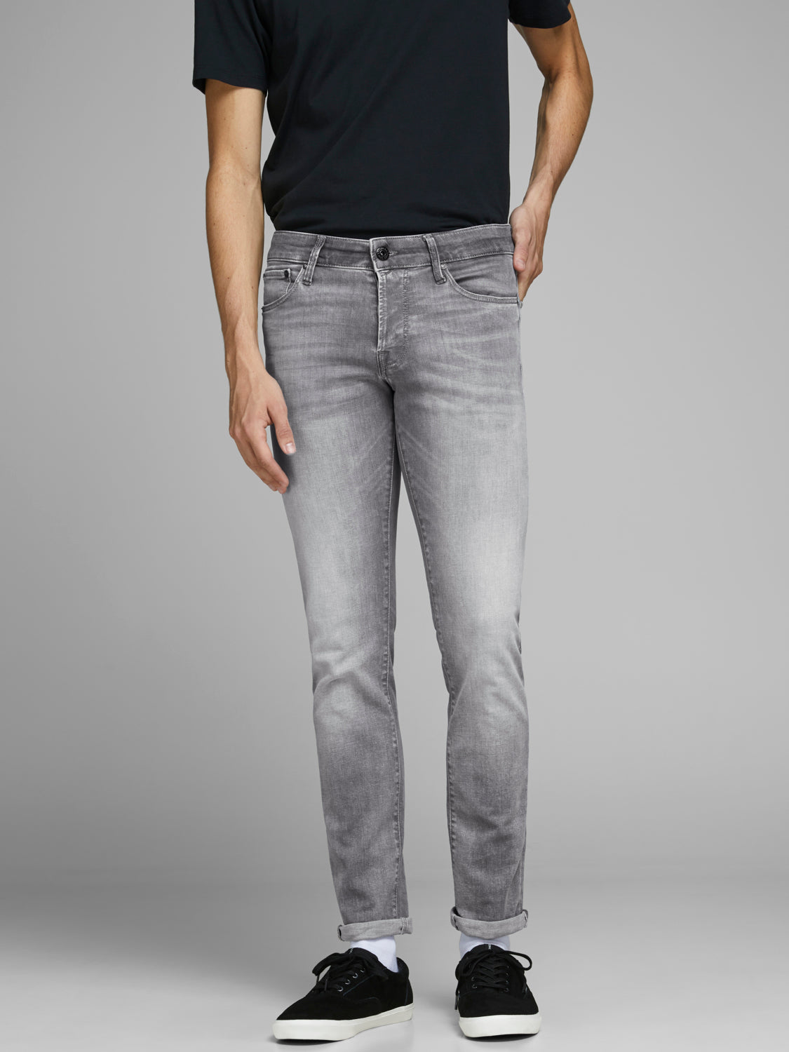 JJIGLENN Jeans - Grey Denim