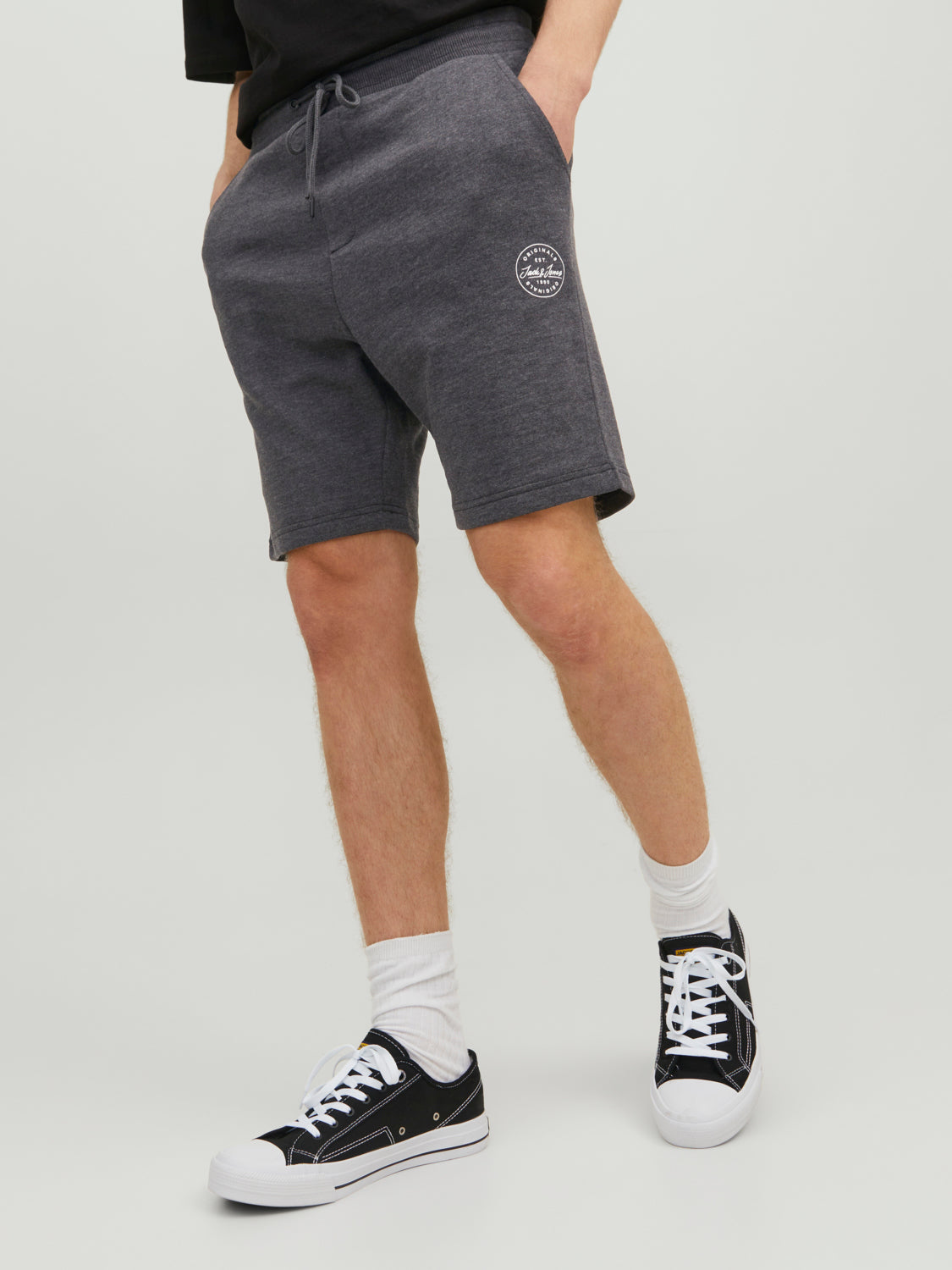 JPSTSHARK Shorts - Dark Grey Melange