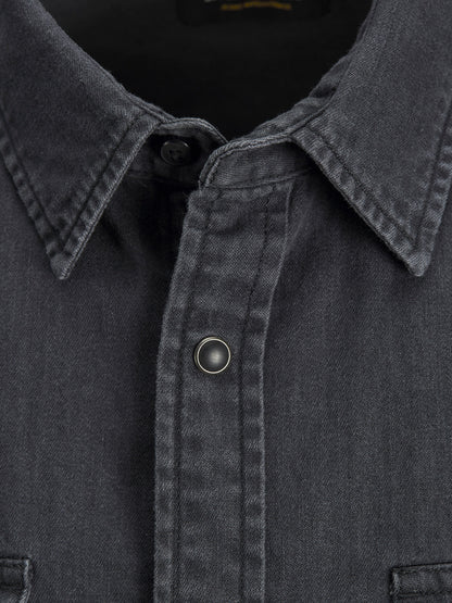 JJESHERIDAN Shirts - Black Denim