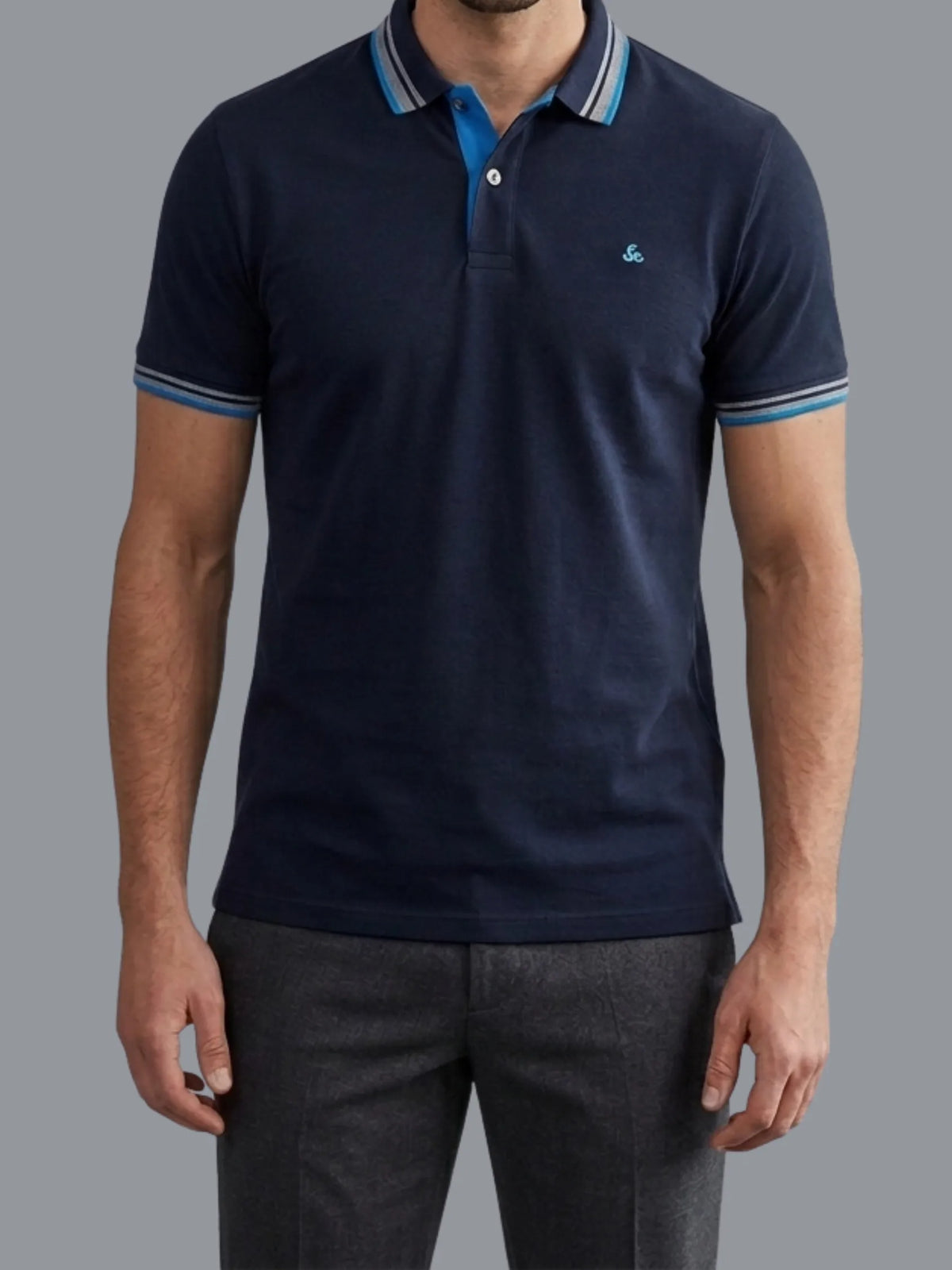 JJEPAULOS Polo-Shirt - Sky Captain