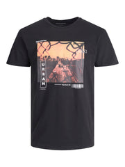 تي شيرت JJSCRAWL - أسود