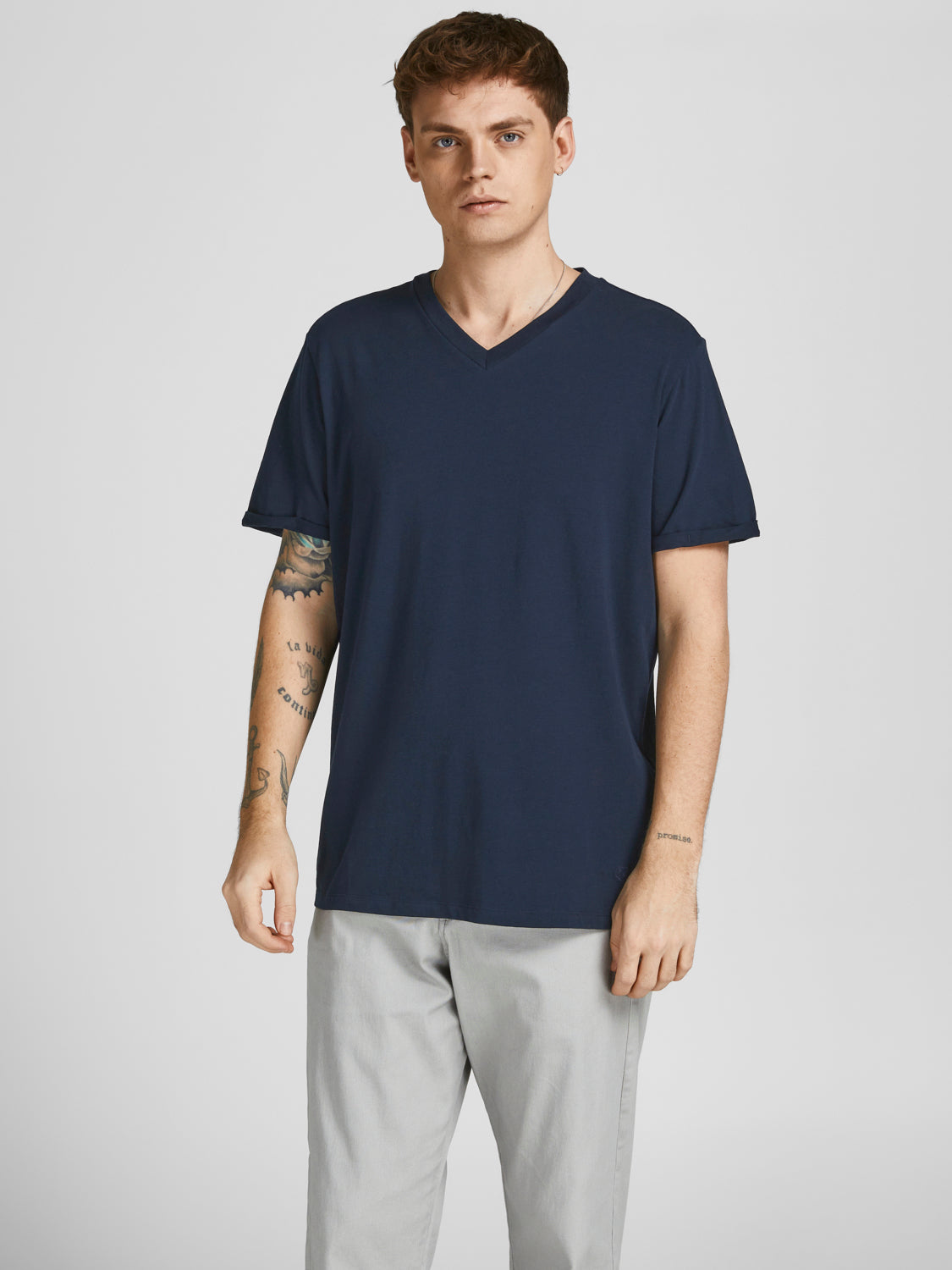 JPRBLALOGO T-Shirt - New Navy