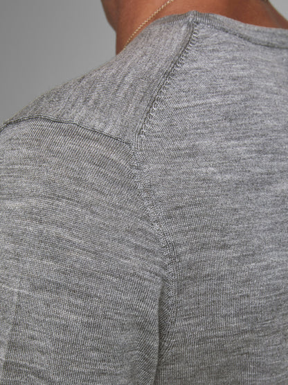 JJEMARK Pullover - Grey Melange