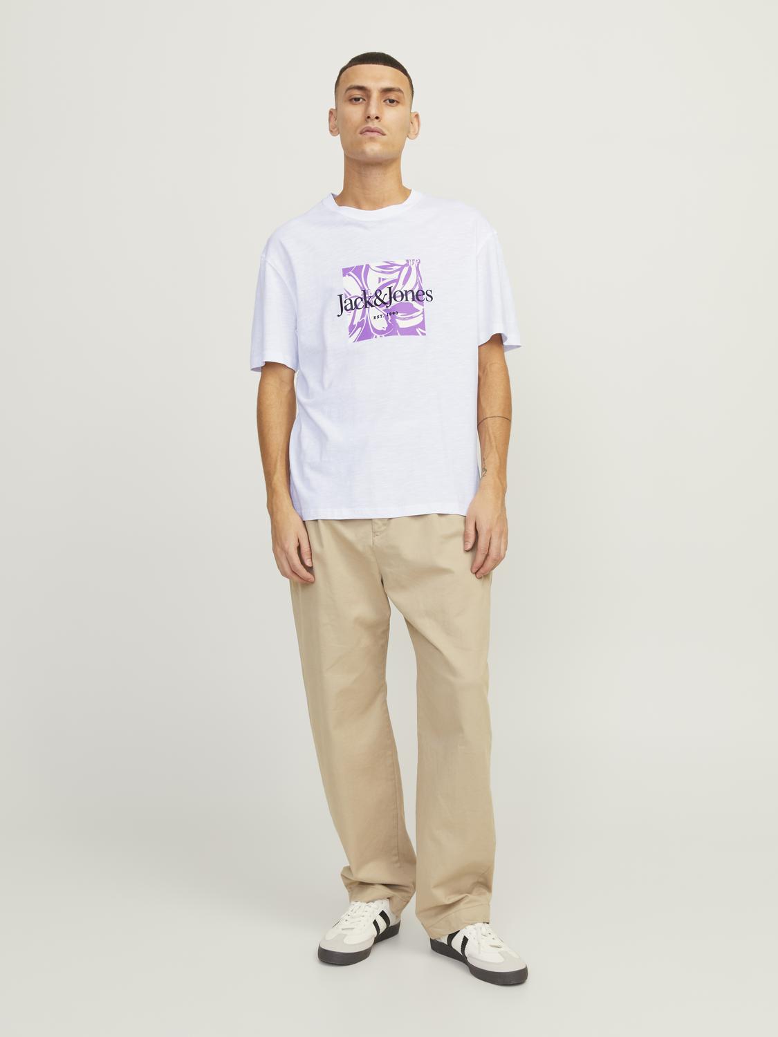 JORLAFAYETTE T-Shirt - Bright White