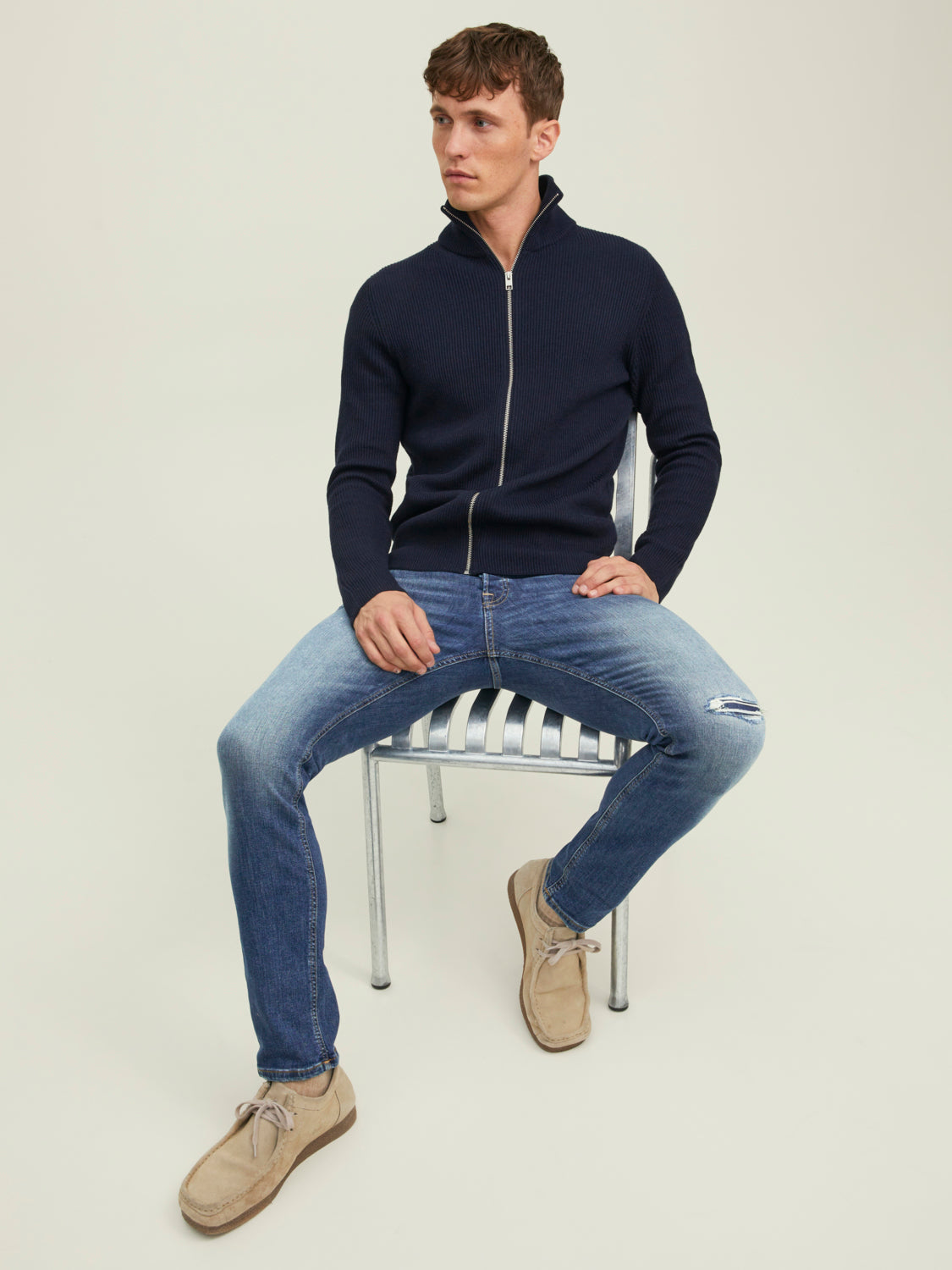 JJIGLENN Jeans - Blue Denim