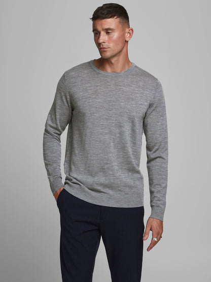 JJEMARK Pullover - Grey Melange