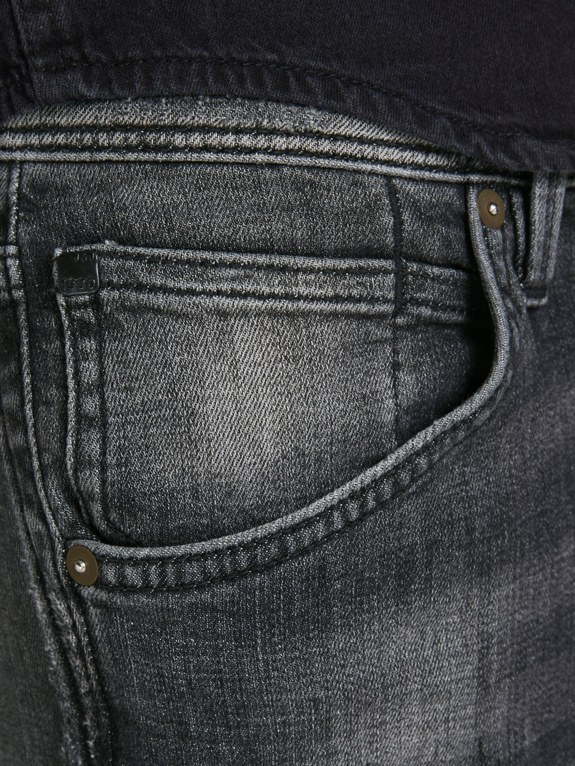 JJIGLENN Jeans - Black Denim