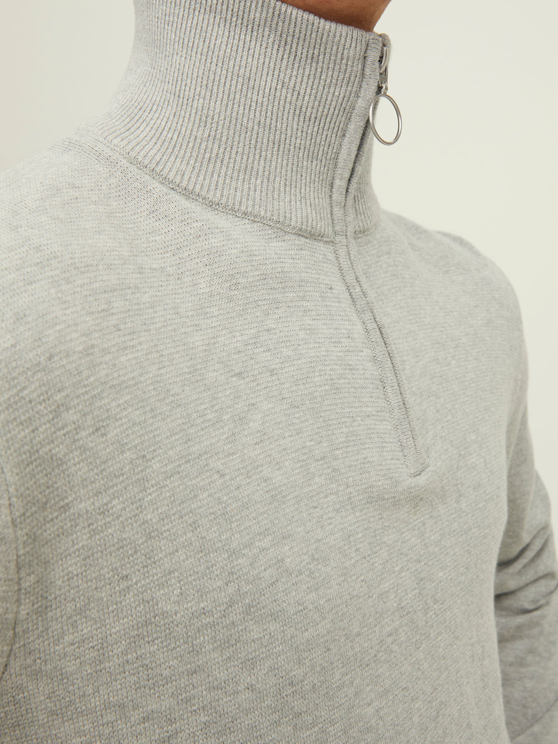 JJELI Pullover - Light Grey Melange