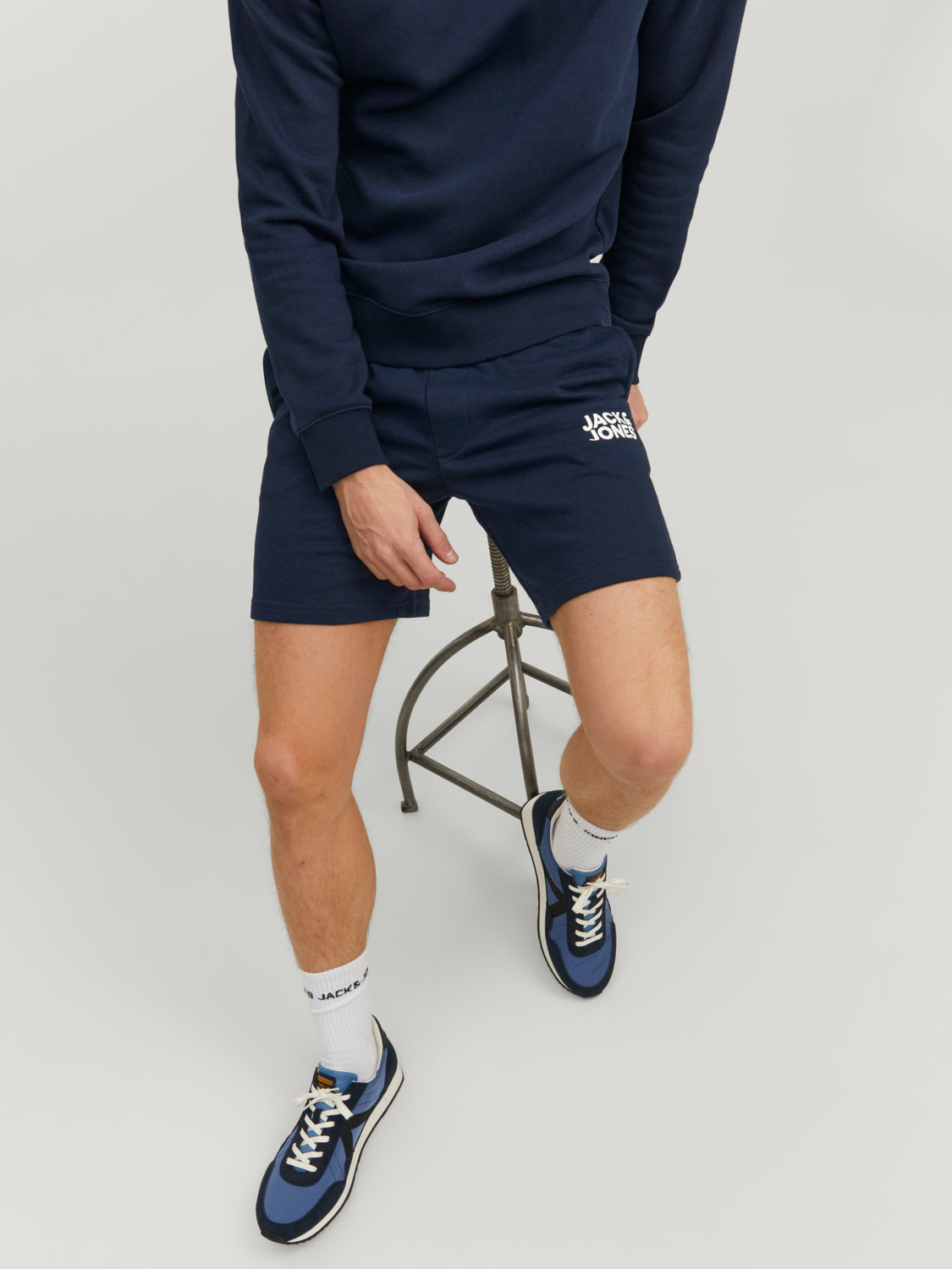 JPSTNEWSOFT Shorts - Navy Blazer