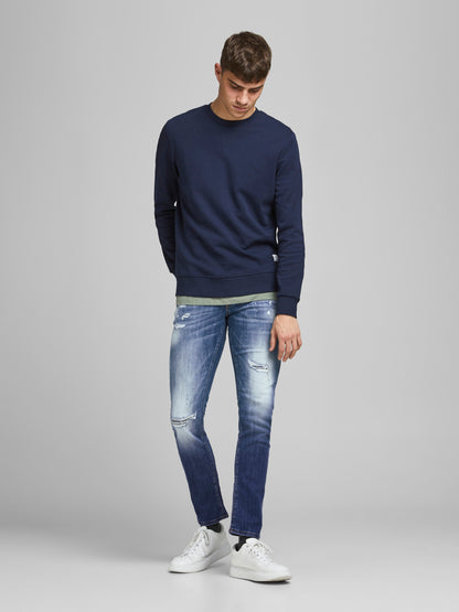 JJIGLENN Jeans - Blue Denim