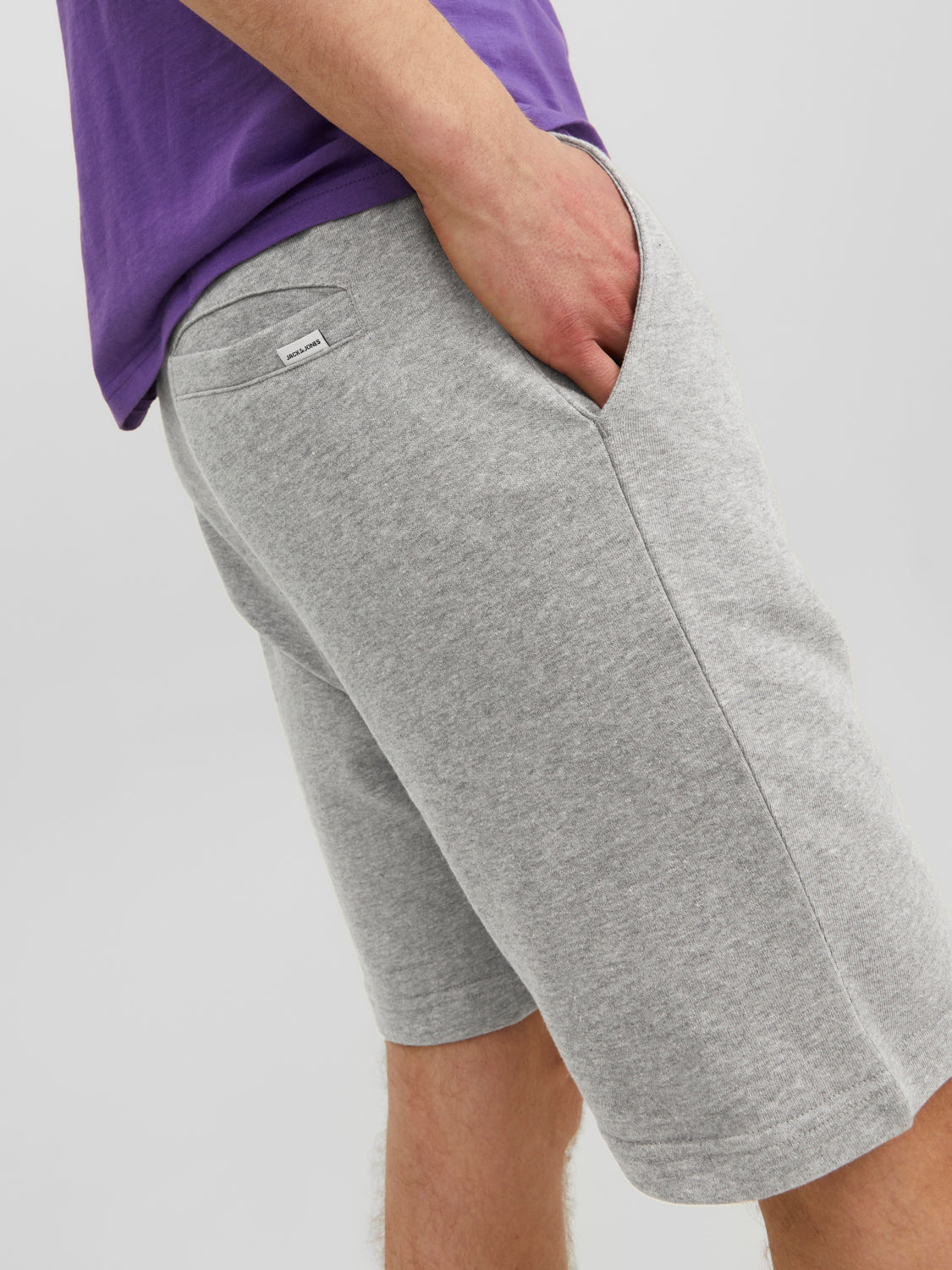 JPSTSHARK Shorts - Light Grey Melange