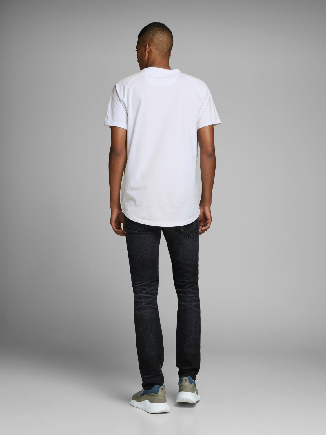 JJECURVED T-Shirt - White