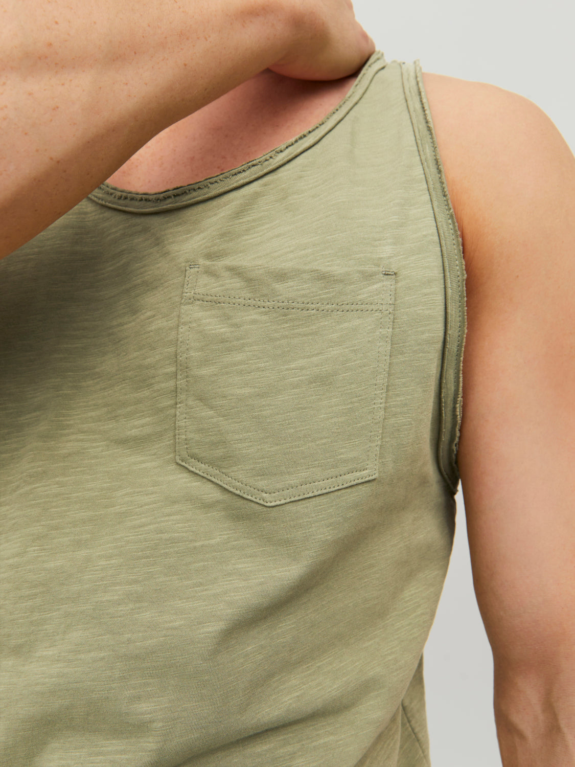 JORCRAYON Tank Top - Oil Green