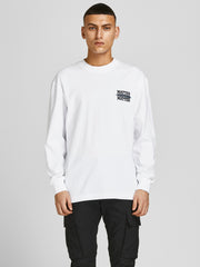 تي شيرت JORCOLLEGE - أبيض فاتح