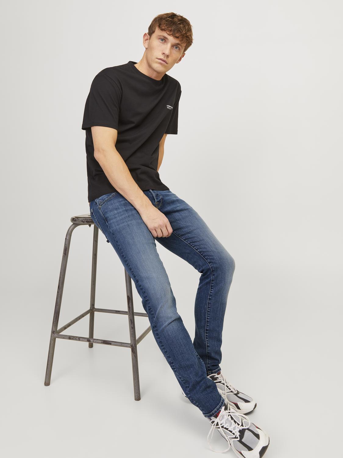 JJIGLENN Jeans - Blue Denim