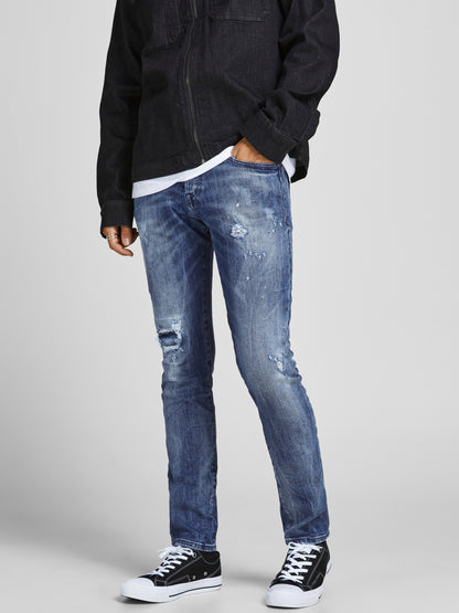 JJIGLENN Jeans - Blue Denim