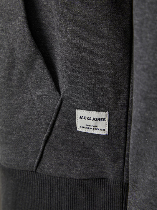 JJFLOCKER Sweat - Dark Grey Melange