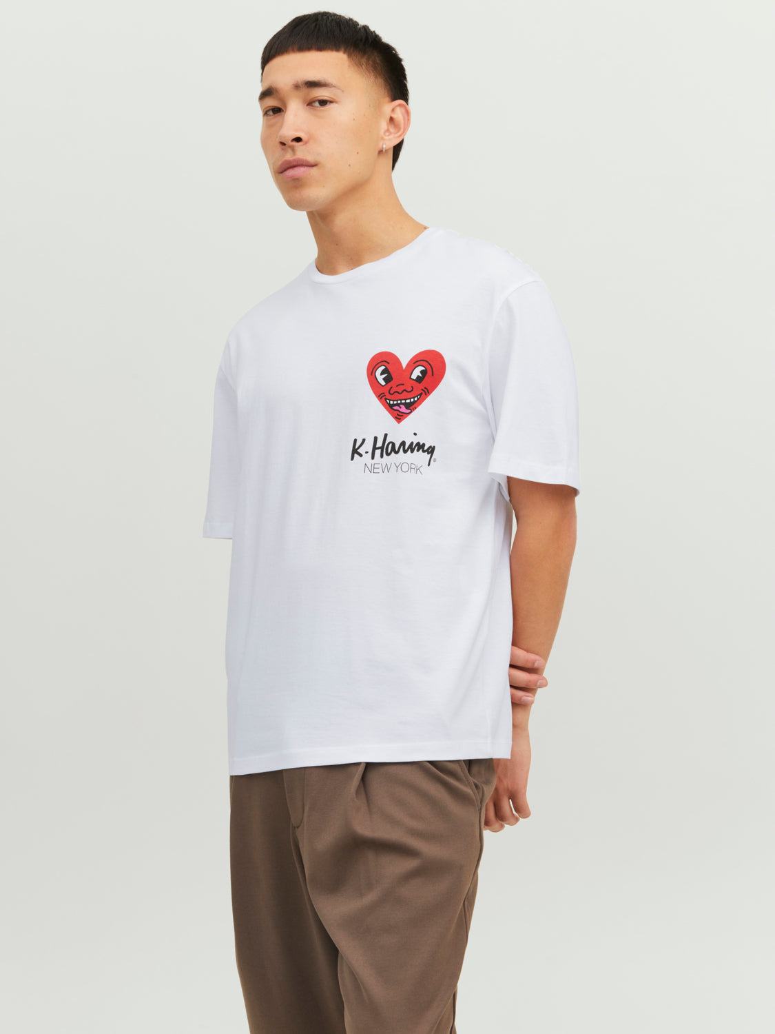 JORKEITHHARING T-Shirt - Bright White