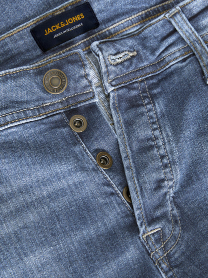 JJIGLENN Jeans - Blue Denim