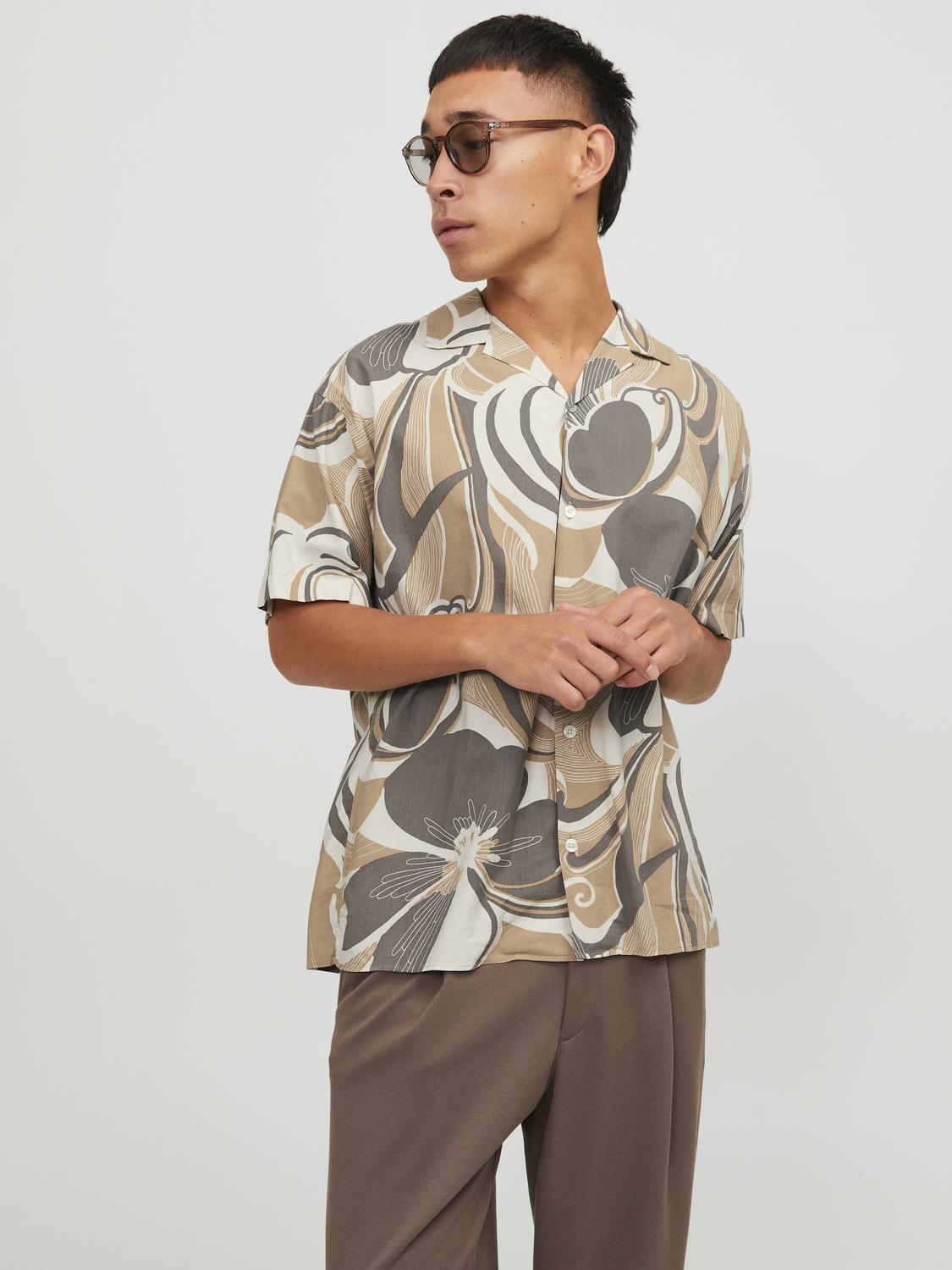 JPRBLAPALMA Shirts - Travertine